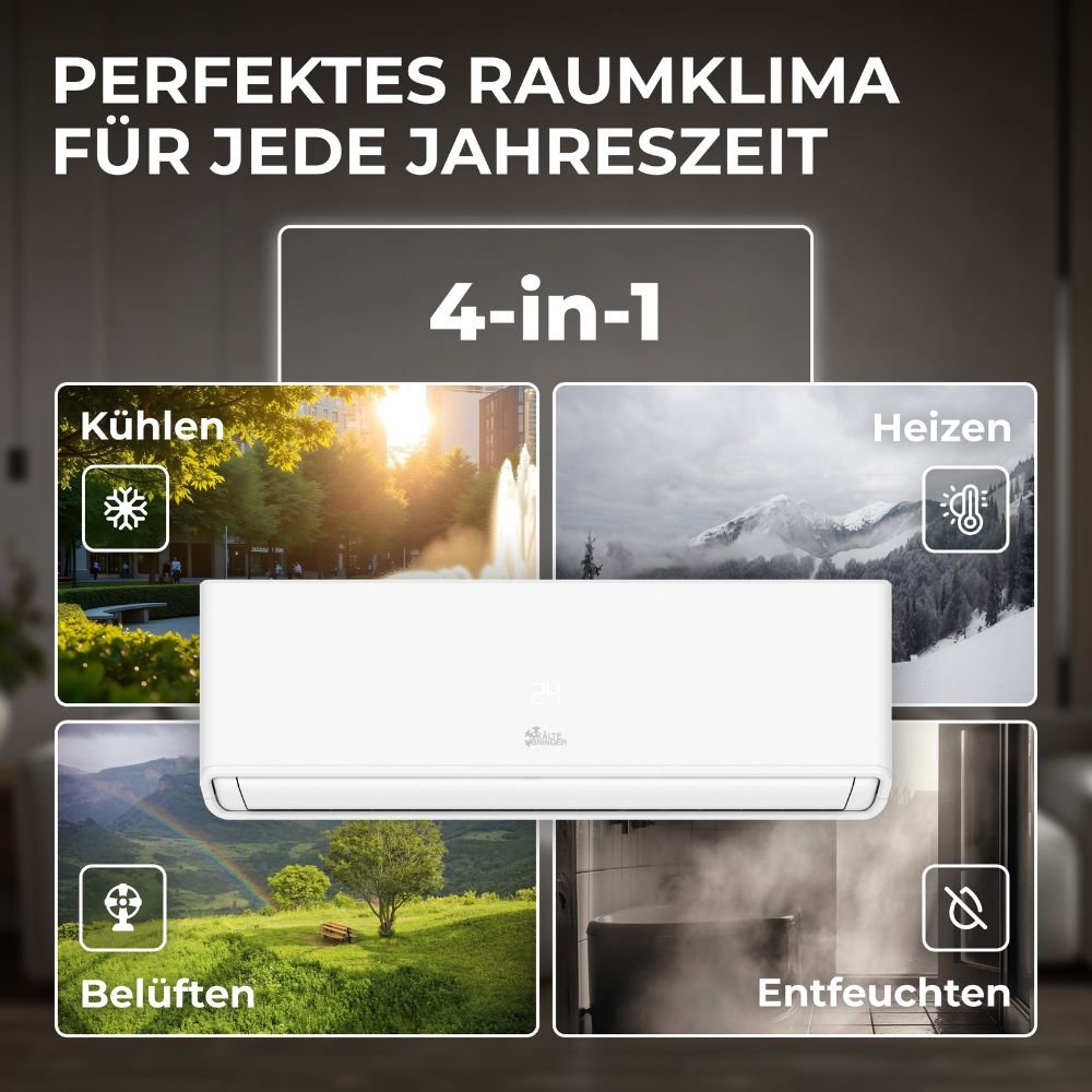 Kältebringer KBO18-R290 Split Klimaanlage 18.000 BTU Komplettset