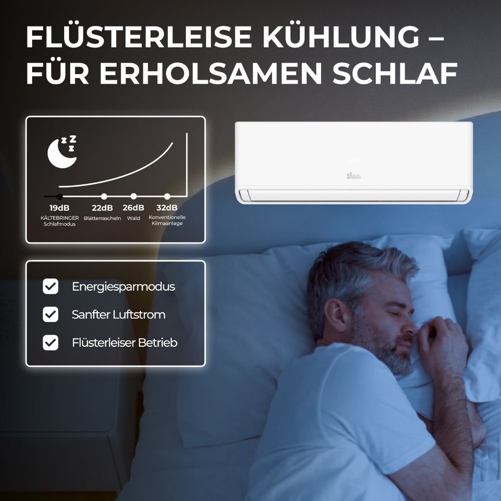 Kältebringer KBO9-R290 Split Klimaanlage 9.000 BTU Komplettset