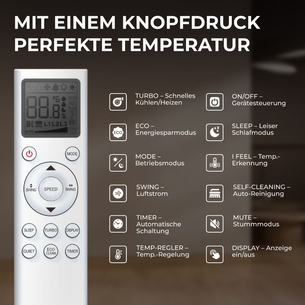Kältebringer KBO18-R290 Split Klimaanlage 18.000 BTU Komplettset