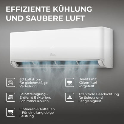 Kältebringer KBO18-R290 Split Klimaanlage 18.000 BTU Komplettset