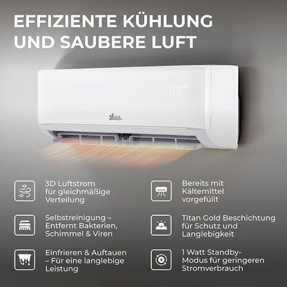 Kältebringer KB35 Split Klimaanlage 12.000 BTU Komplettset