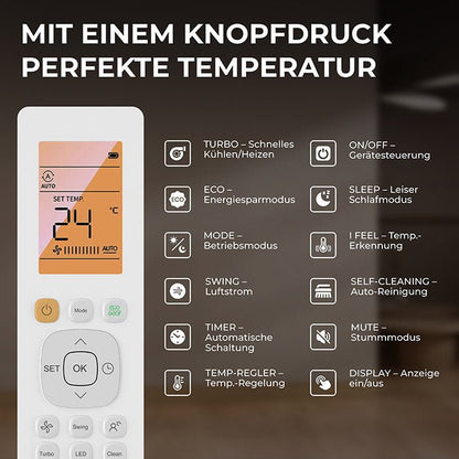 Kältebringer KB35 Split Klimaanlage 12.000 BTU Komplettset