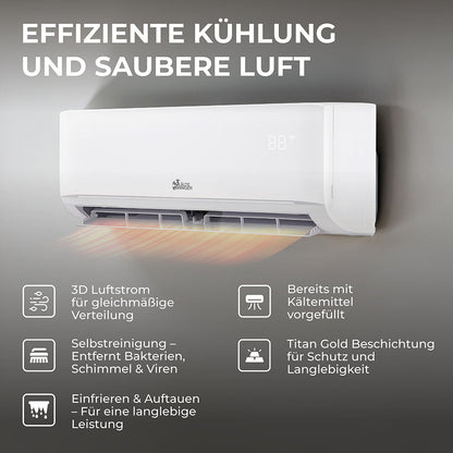 Kältebringer KBMD53-DUO Multisplit Klimaanlage 18.000 BTU 2 Innengeräte