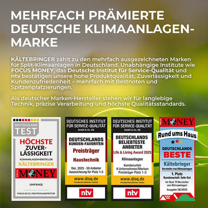 Kältebringer KBO12-R290 Split Klimaanlage 12.000 BTU Komplettset