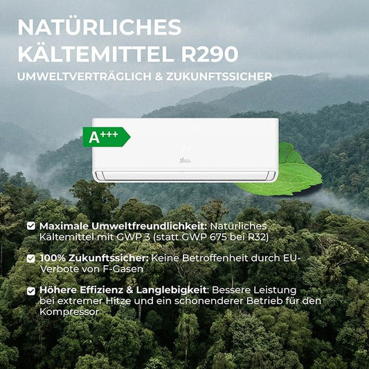 Kältebringer KBO12-R290 Split Klimaanlage 12.000 BTU Komplettset